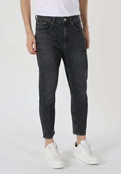 Image de 039 Lucas Pantalon Bleu En Carrot Fit Homme