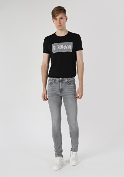 Image de 035 Ryan Pantalon Gris En Skinny Fit Homme