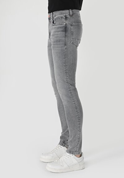 Afficher les détails de 035 Ryan Pantalon Gris   En  Skinny Fit Homme