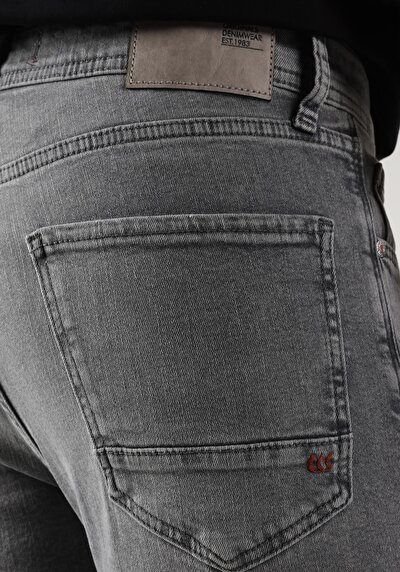 Afficher les détails de 035 Ryan Pantalon Gris   En  Skinny Fit Homme