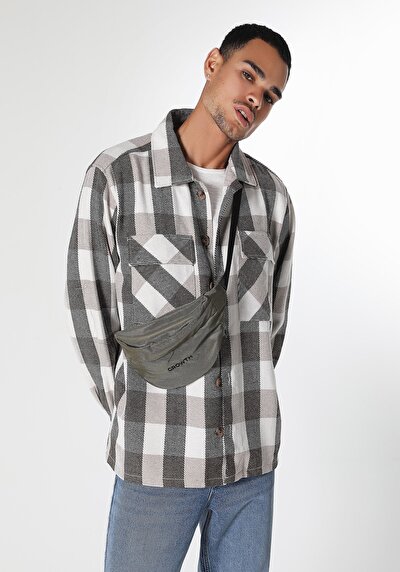 Image de Chemise À Manches Longues Beige Comfort Fit   Homme