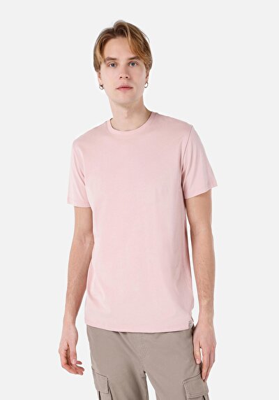 Image de T-shirt À Manches Courtes Rose Regular Fit Homme