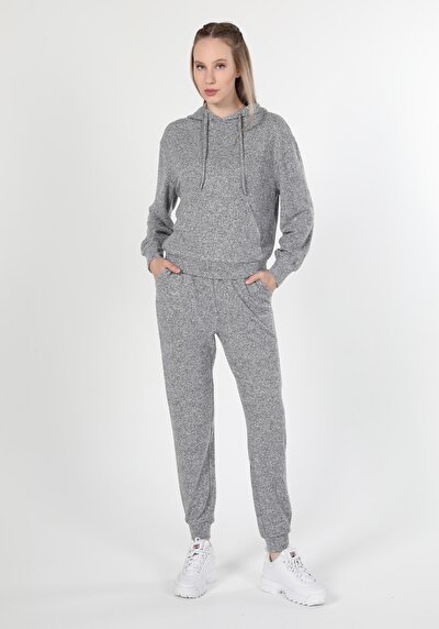 Image de T-shirt À Manches Longues Gris Regular Fit Femme