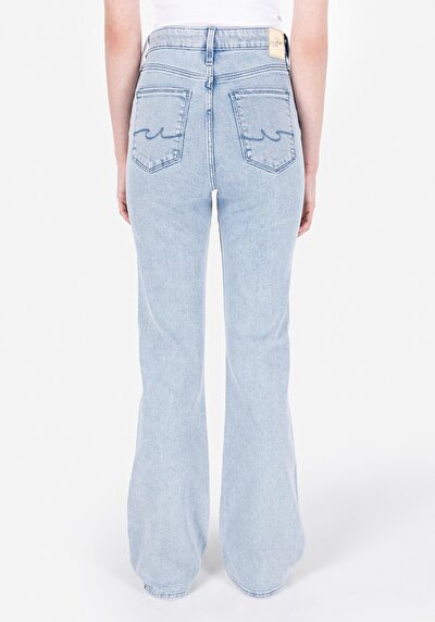 Image de 791 Monica Pantalon Bleu En Regular Fit Femme