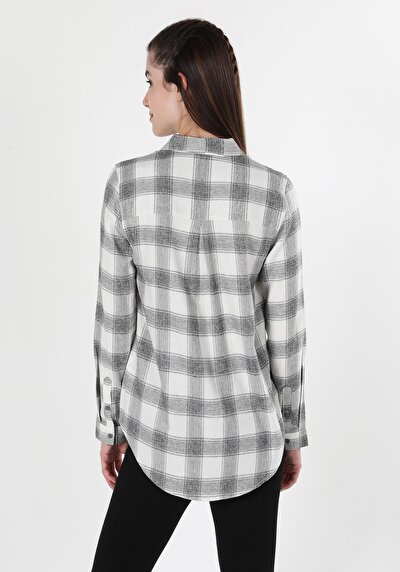 Image de Chemise À Manches Longues Gris Femme