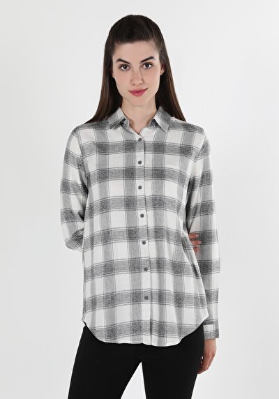 Image de Chemise À Manches Longues Gris Femme