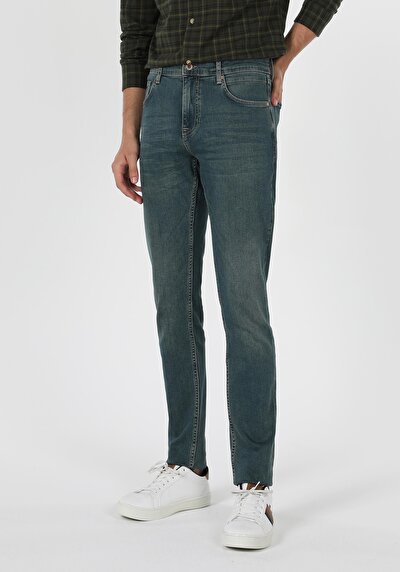 Image de 041 Danny Pantalon Vert Slim Leg  En  Slim Fit Homme