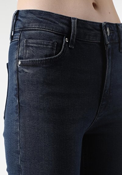 Afficher les détails de 759 Lara Pantalon Bleu Skinny  Leg  En  Skinny Fit Femme