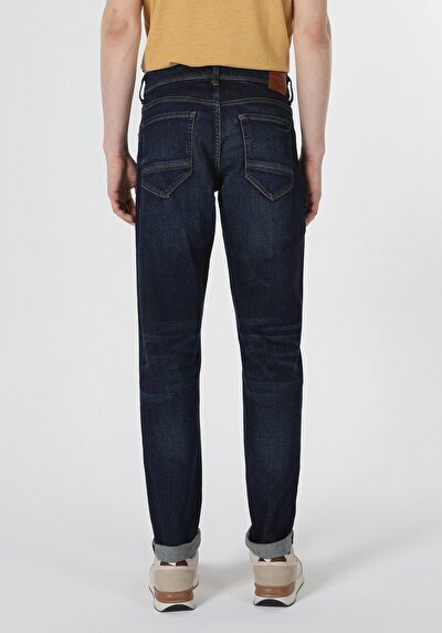 Image de 041 Danny Pantalon Bleu Slim Leg  En  Slim Fit Homme