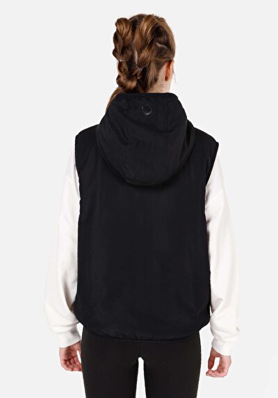 Afficher les détails de Gilet Noir Regular Fit Femme