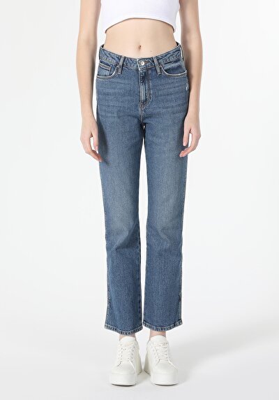 Image de 792 Mila Pantalon Marron   En  Regular Fit Femme