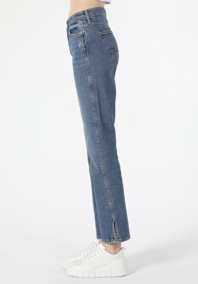Image de 792 Mila Pantalon Marron   En  Regular Fit Femme