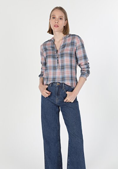 Afficher les détails de Chemise À Manches Longues Multicolou    Femme