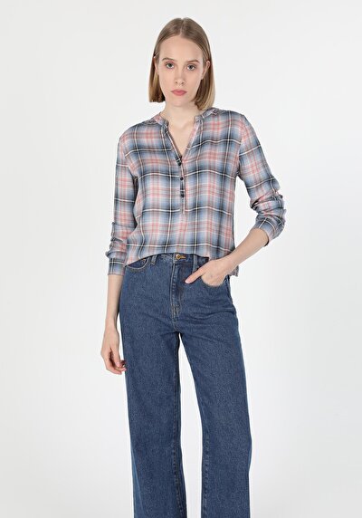Afficher les détails de Chemise À Manches Longues Multicolou    Femme