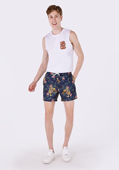 Image de Short De Bain Multicolou Regular Fit  Homme
