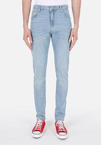 Image de 041 Danny Pantalon Bleu En Slim Fit Homme