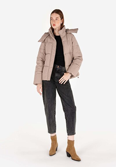 Image de Veste Beige Regular Fit Manches Longues  Polyester Femme