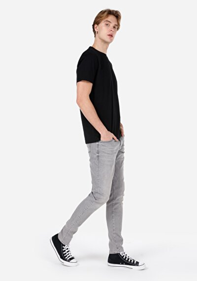 Image de 041 Danny Pantalon Gris En Slim Fit Homme