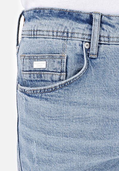 Image de 044 Karl Pantalon Bleu   En  Straight Fit Homme