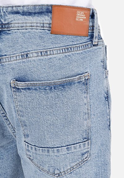 Afficher les détails de 044 Karl Pantalon Bleu   En  Straight Fit Homme