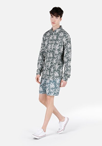 Image de Short De Bain Kaki Slim Fit  Homme