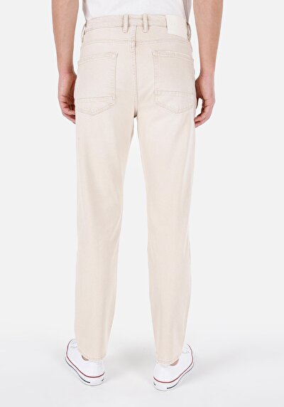 Image de 046 Marco Pantalon Denim Düz Paça Medium Rise En Loose Straight Fit Homme