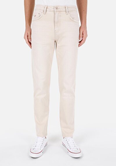 Image de 046 Marco Pantalon Denim Düz Paça Medium Rise En Loose Straight Fit Homme