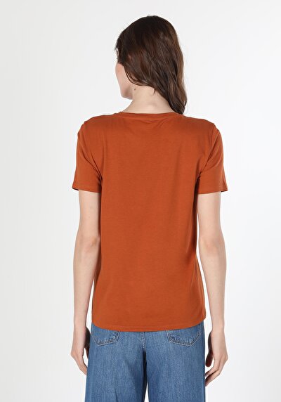 Image de T-shirt À Manches Courtes Rouge Femme