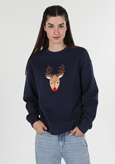 Image de Pull-over Marine Regular Fit  Femme