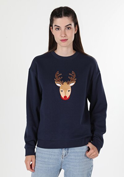 Image de Pull-over Marine Regular Fit  Femme