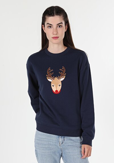 Image de Pull-over Marine Regular Fit  Femme