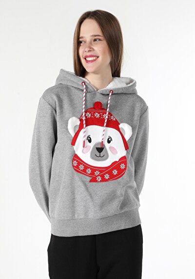 Image de Pull-over Gris Regular Fit  Femme