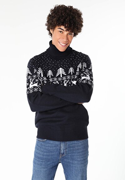 Image de Pull Marine Regular Fit   Homme