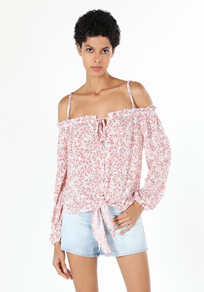 Image de Chemise À Manches Longues Rose Regular Fit   Femme