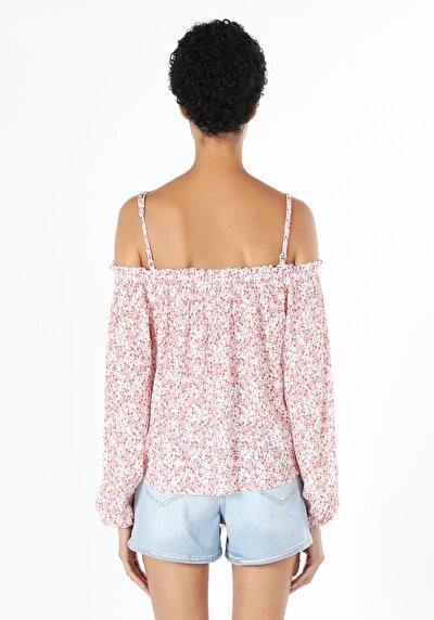 Image de Chemise À Manches Longues Rose Regular Fit Femme