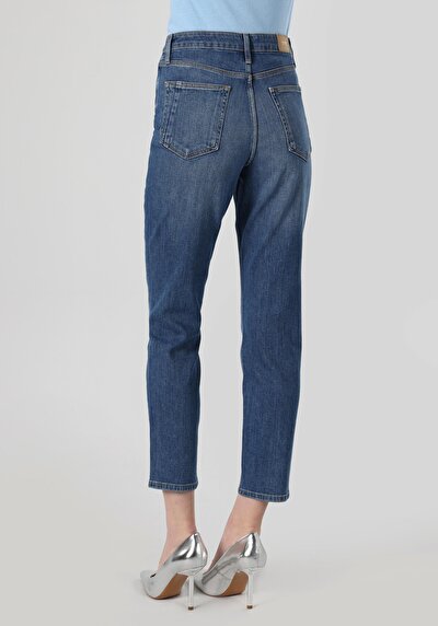 Afficher les détails de 891 Maya Pantalon Denim   En  Slim Fit Femme