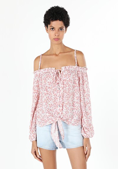 Image de Chemise À Manches Longues Rose Regular Fit   Femme