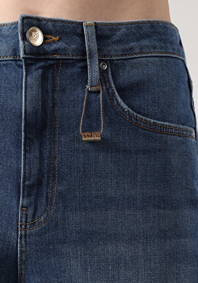 Afficher les détails de 891 Maya Pantalon Denim   En  Slim Fit Femme