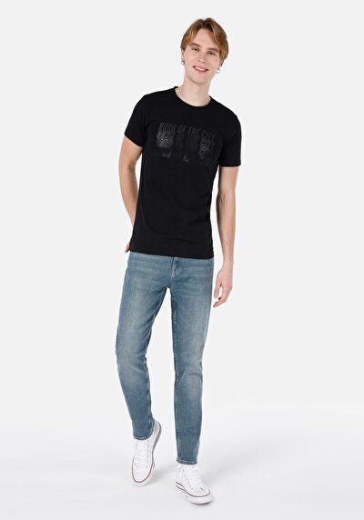 Image de 067 Jack Pantalon Bleu En Regular Fit Homme