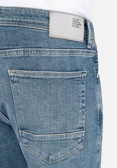 Afficher les détails de 067 Jack Pantalon Bleu   En  Regular Fit Homme