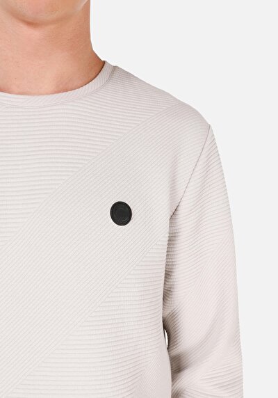 Image de T-shirt À Manches Longues Gris Regular Fit  Homme