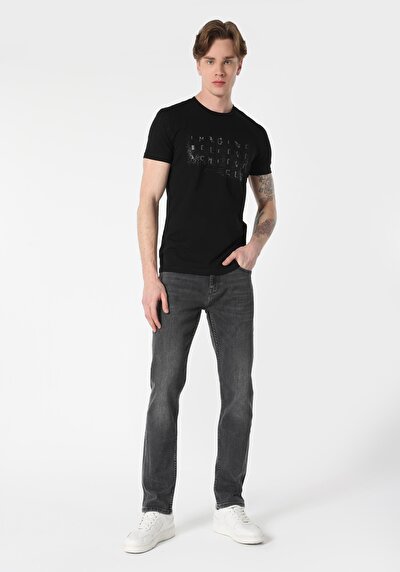 Afficher les détails de 044 Karl Pantalon Bleu   En  Straight Fit Homme