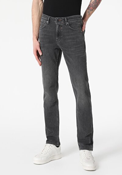 Image de 044 Karl Pantalon Bleu En Straight Fit Homme