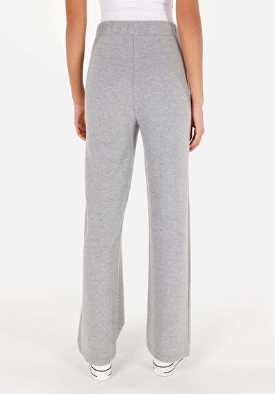 Afficher les détails de Pantalon De Survêtement Gris Regular Fit Femme