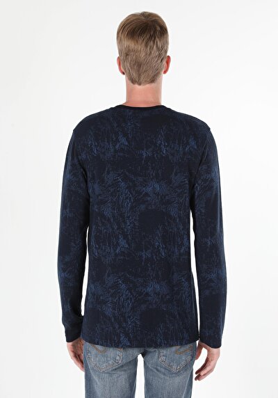 Image de T-shirt À Manches Longues Marine Regular Fit  Homme