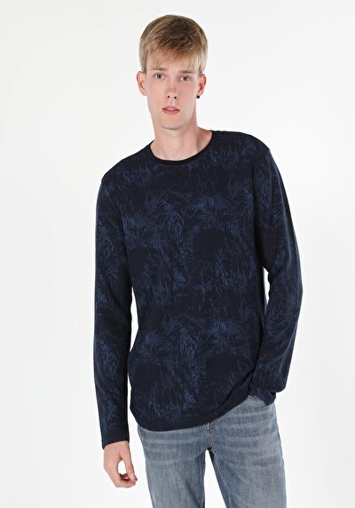 Image de T-shirt À Manches Longues Marine Regular Fit  Homme