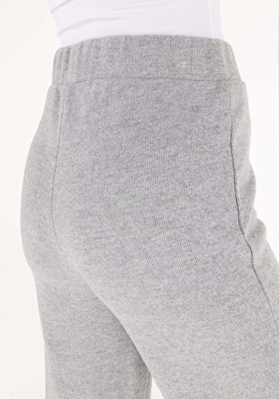 Afficher les détails de Pantalon De Survêtement Gris Regular Fit Femme