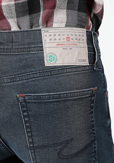 Image de 041 Danny Pantalon Bleu Foncé Slim Leg  En  Slim Fit Homme