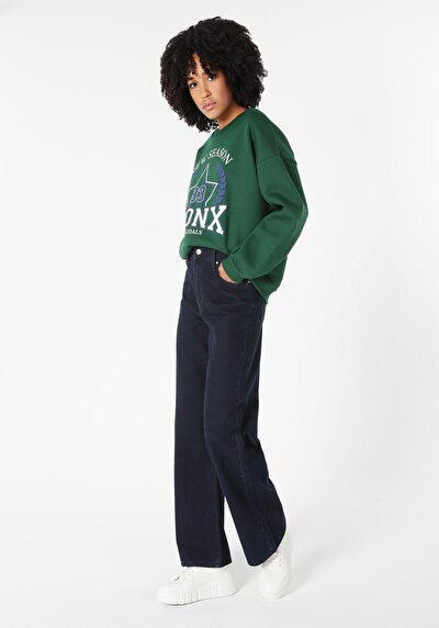 Afficher les détails de 970 Berry Pantalon Denim   En  Regular Fit Femme
