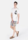 thumb-Afficher les détails de Short De Bain Beige Regular Fit  Homme